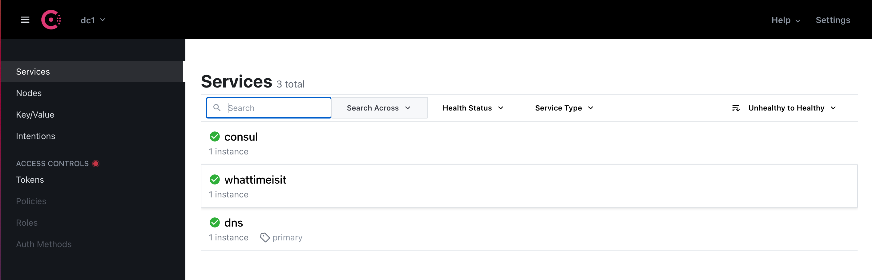 Consul Services